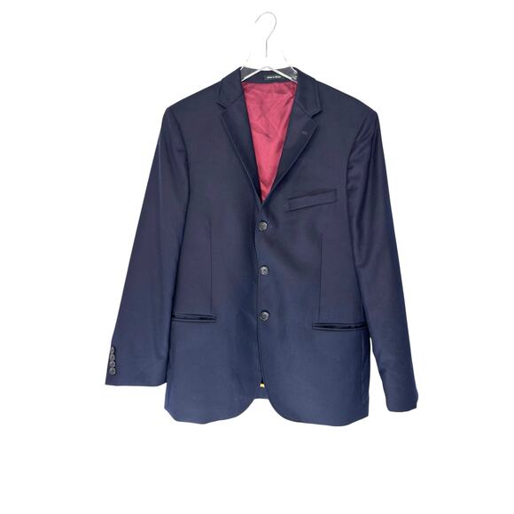 J.Crew Blazer Men's Navy Blue Legacy Sportscoat Wool Preppy Work Office Size 40S - Picture 1 of 12
